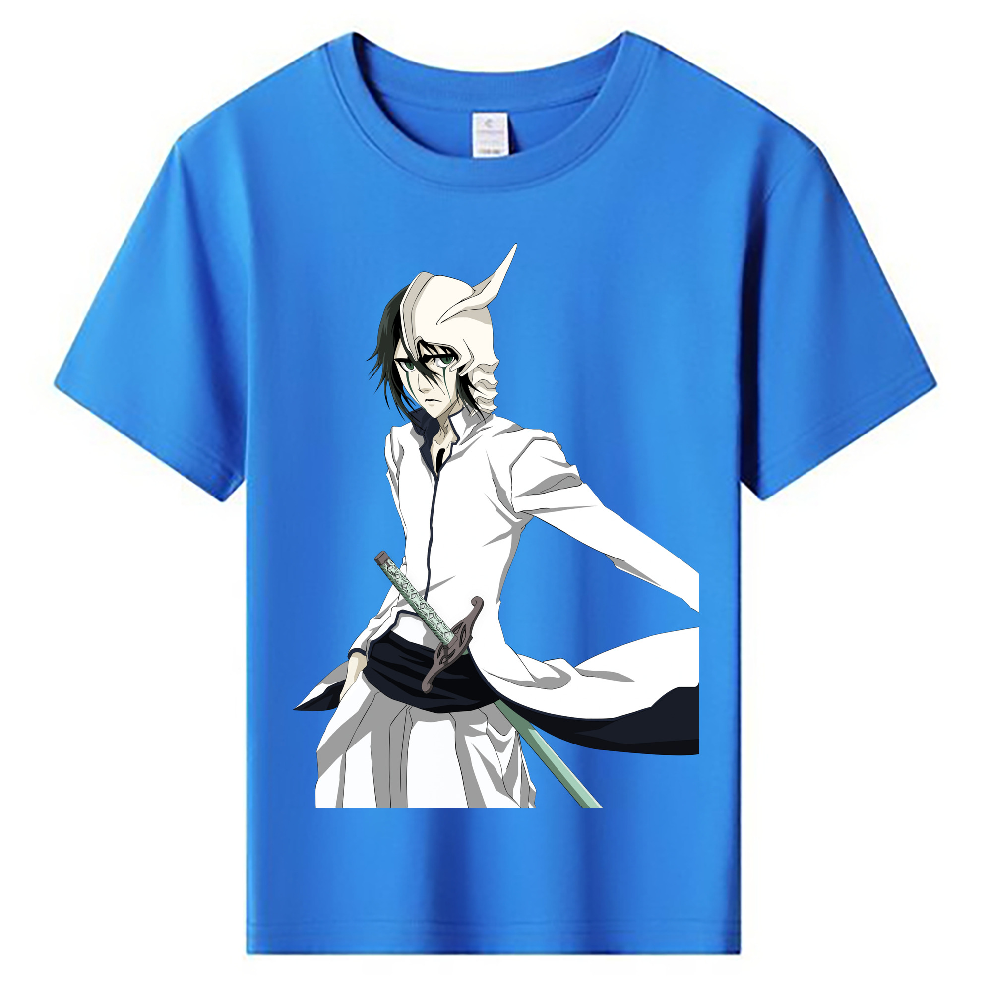 （画像用） ブリーチ ウルキオラ·シファー BLEACH Ulquiorra cifer 綿100％キッズTシャツ（フロントプリント）